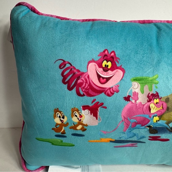 NWT. Disney Parks Madly Mischievous Here Comes Trouble 20x9” Throw Pillow. - Picture 7 of 13